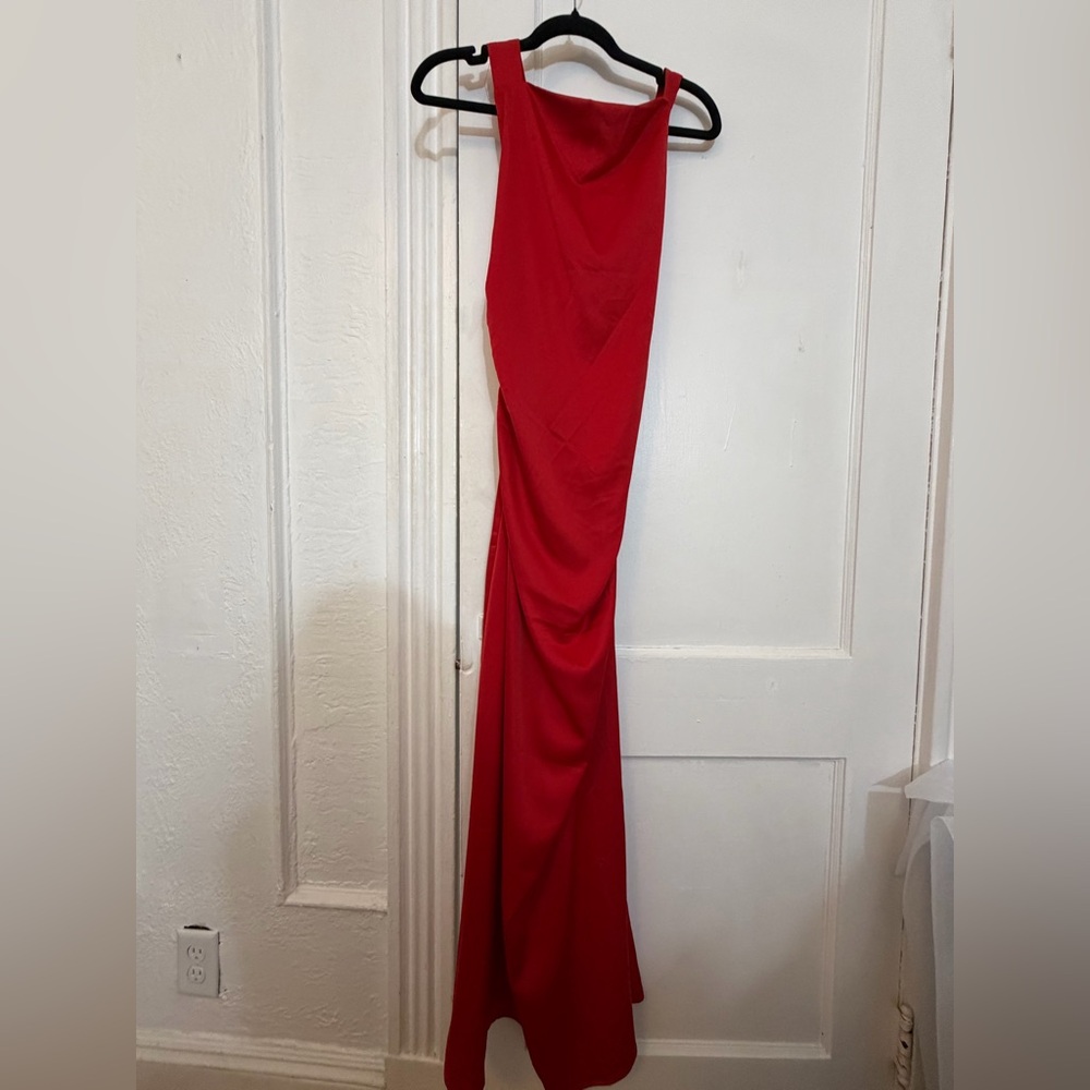 Elegant Red Evening Gown